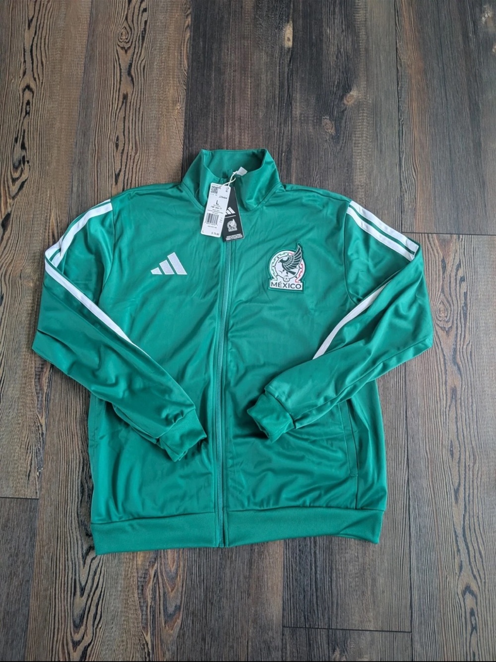 adidas 2026 Mexico Men's DNA Track Top Jz6464 Size Large & XL